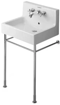 Duravit Metal Console Vero Chrome For 045360 & 045460, Height Adjustable product image - Image 1