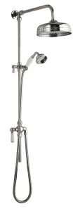 Hudson Reed Rigid Riser Kit Chrome/white