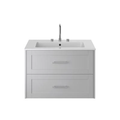 Heritage Lynton 800mm Wall hung Vanity Unit Dove Grey