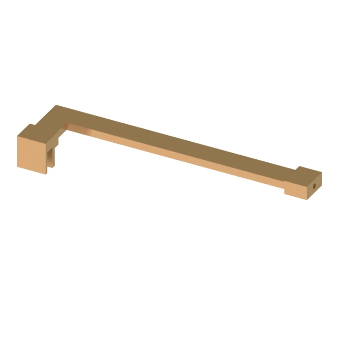 Abacus Corner Support Arm Brushed Brass