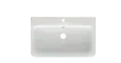 Cubico Wave 1000mm Ceramic Basin Inc. Bottle Trap