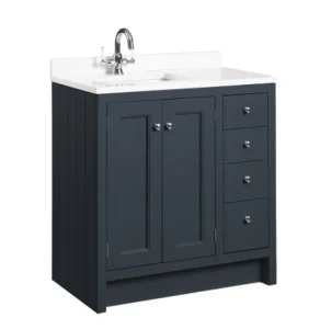 Roper Rhodes 800mm Hampton Undermount Basin Unit - Slate Grey