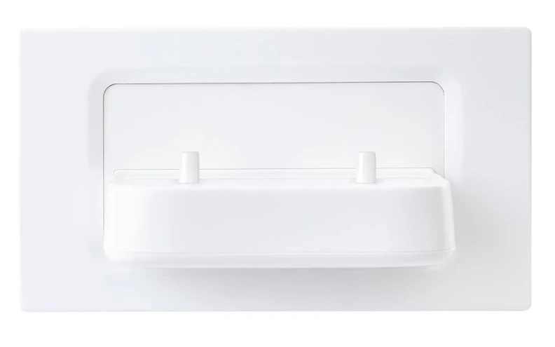 Cubico In Wall Electric Twin Toothbrush Charger White