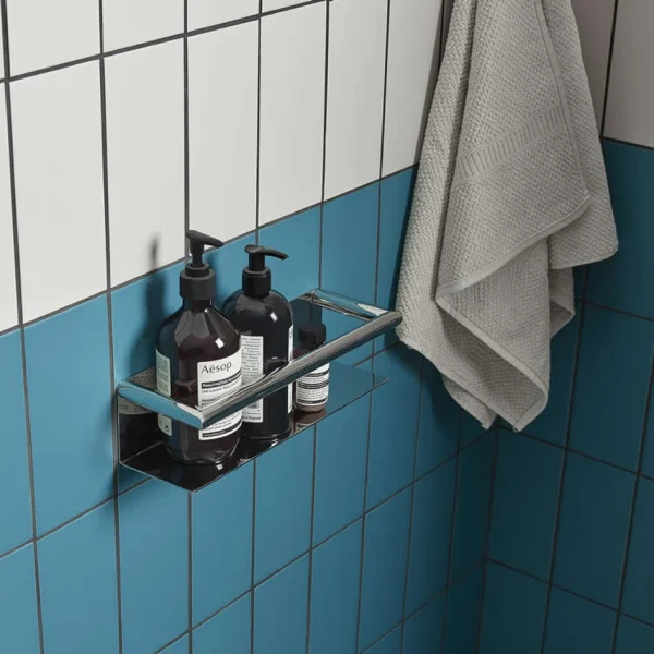 Roper Rhodes Idol Shower Shelf With Rail - Chrome
