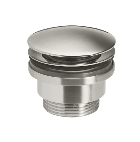 Crosswater MPRO Universal Basin Click Clack Waste Brushed Nickel detail view - Image 3