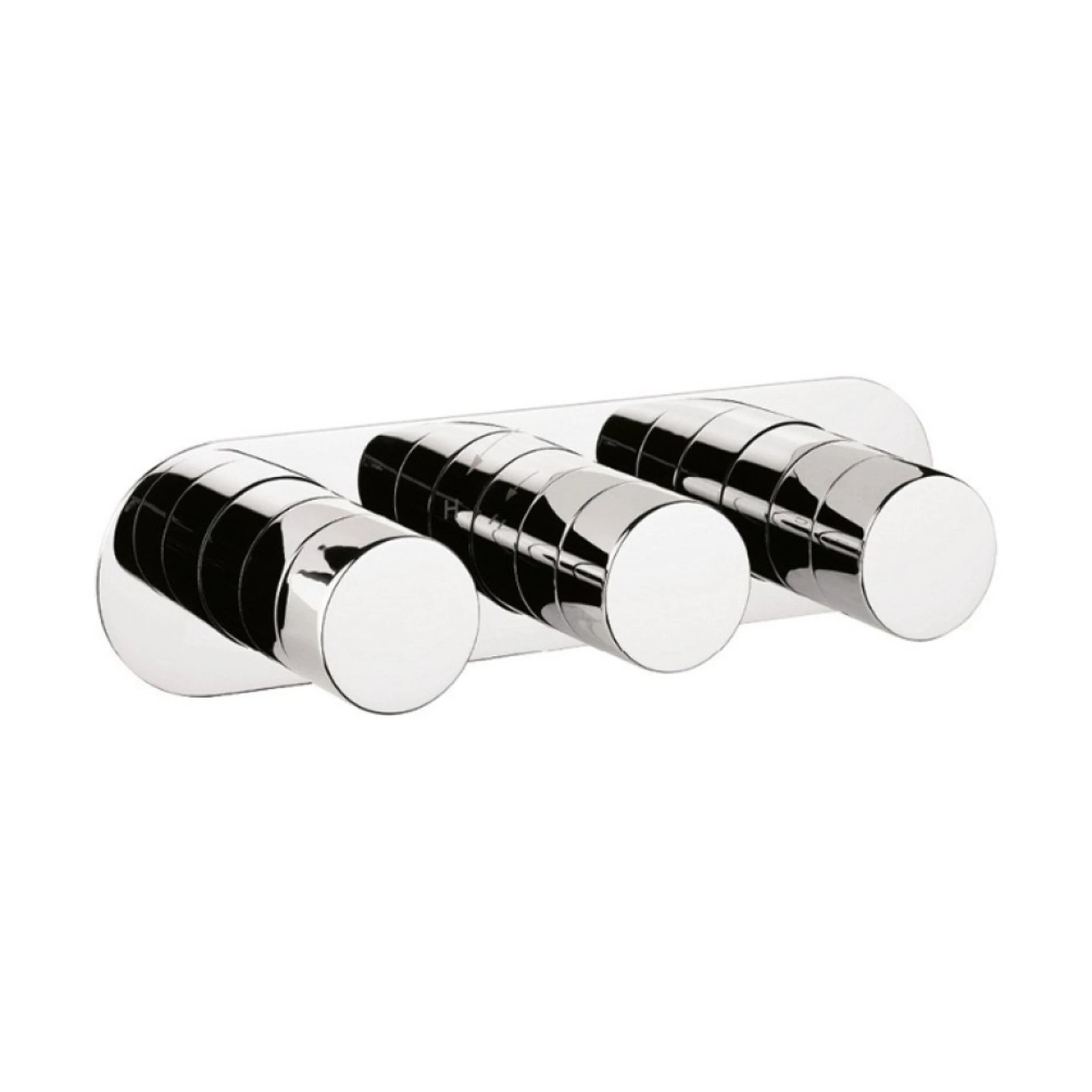 Crosswater Central 3 Handle Trimset for Shower Mixer Valve WLBP2001RC+ or WLBP3001RC+ Chrome