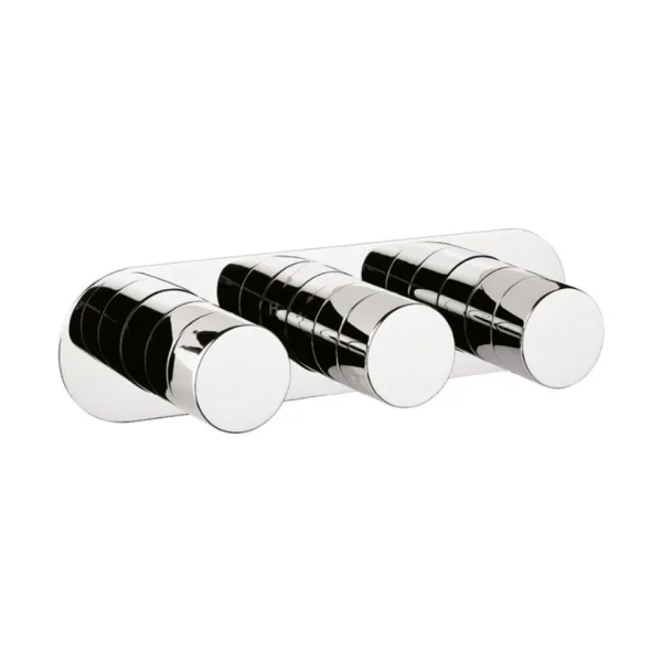 Crosswater Central 3 Handle Trimset for Shower Mixer Valve WLBP2001RC+ or WLBP3001RC+ Chrome