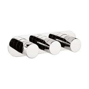 Crosswater Central 3 Handle Trimset for Shower Mixer Valve WLBP2001RC+ or WLBP3001RC+ Chrome