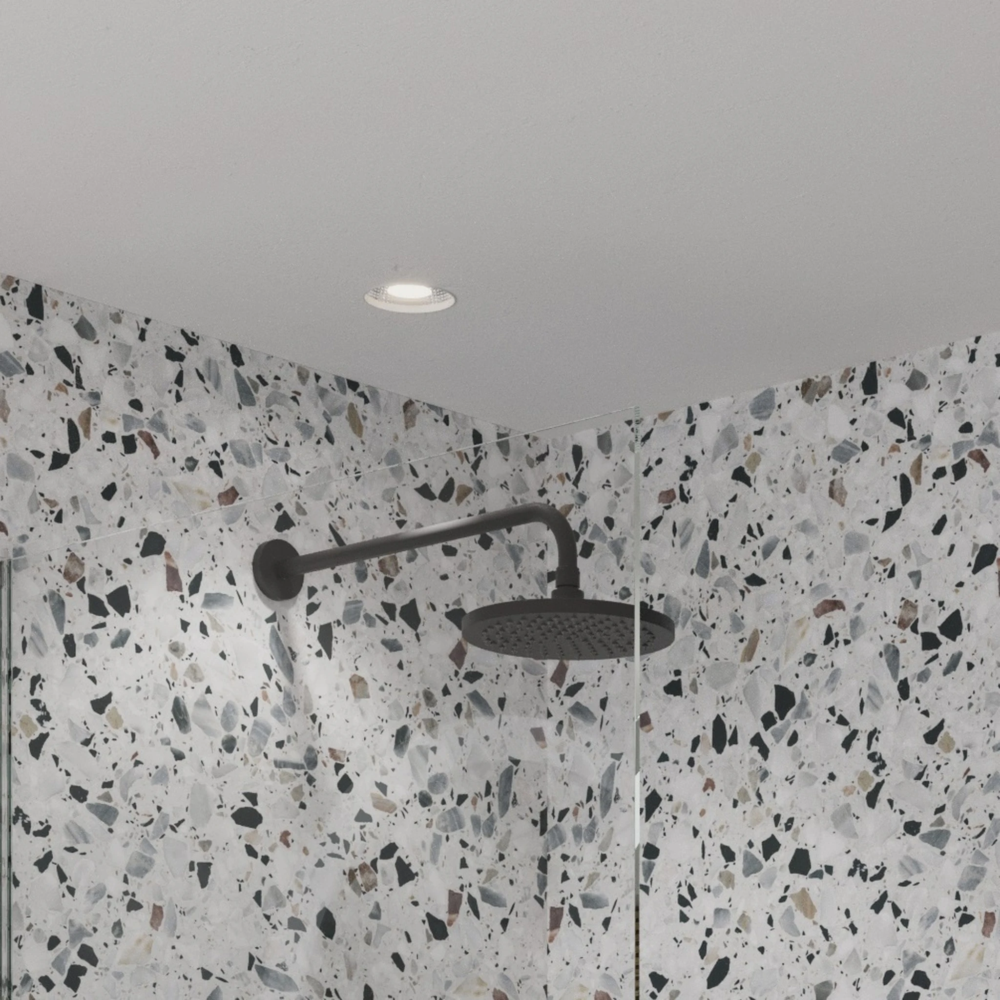 Britton Hoxton 2.0 290mm Rain Shower Head And Arm Matt Black