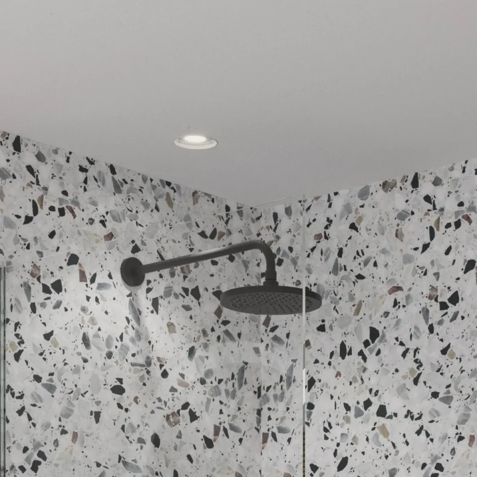 Britton Hoxton 2.0 290mm Rain Shower Head And Arm Matt Black product image - Image 1
