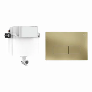 Crosswater Mpro Cistern Set 1 Brushed Brass