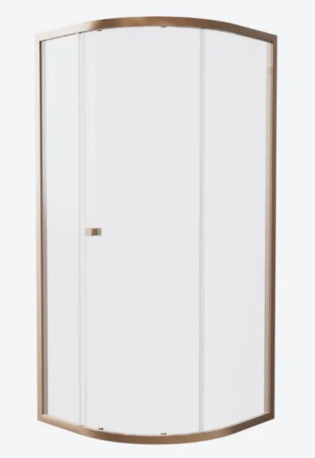 Crosswater 6mm Quadrant Single Door 900 Brushed Bronze detail view - Image 2