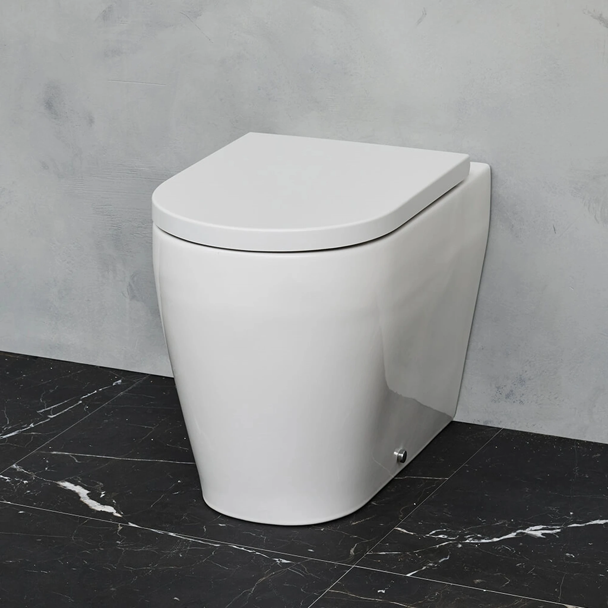 Britton Stadium Back To Wall Wc & Seat Gloss White