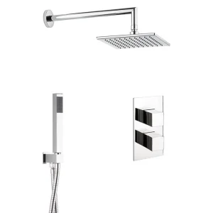 Crosswater One Box Showering Water Square Bundle Chrome
