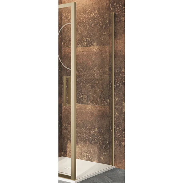 Crosswater Asura 8mm Side Panel 900 for Infold Door Brushed Brass