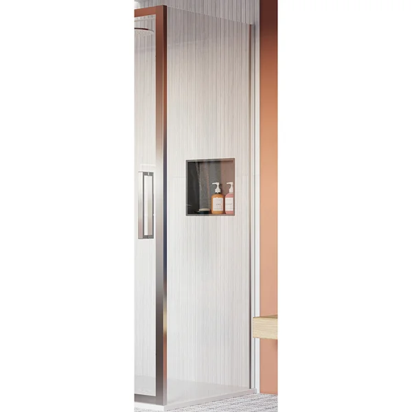 Crosswater Asura 8mm Side Panel 800 for Infold Door Chrome