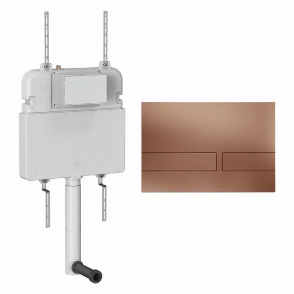 Crosswater Venue Cistern Set 2 Brushed Bronze