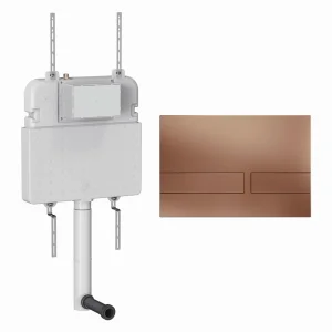 Crosswater Venue Cistern Set 2 Brushed Bronze