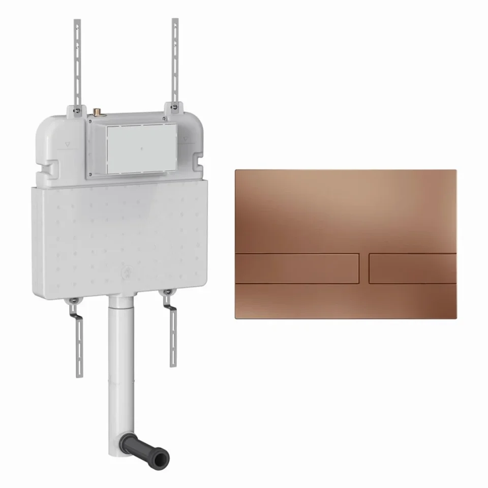 Crosswater Venue Cistern Set 2 Brushed Bronze product image - Image 1