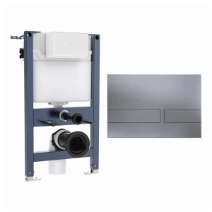 Crosswater Venue Frame Set 1 Brushed Nickel