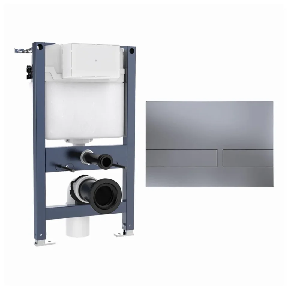 Crosswater Venue Frame Set 1 Brushed Nickel product image - Image 1