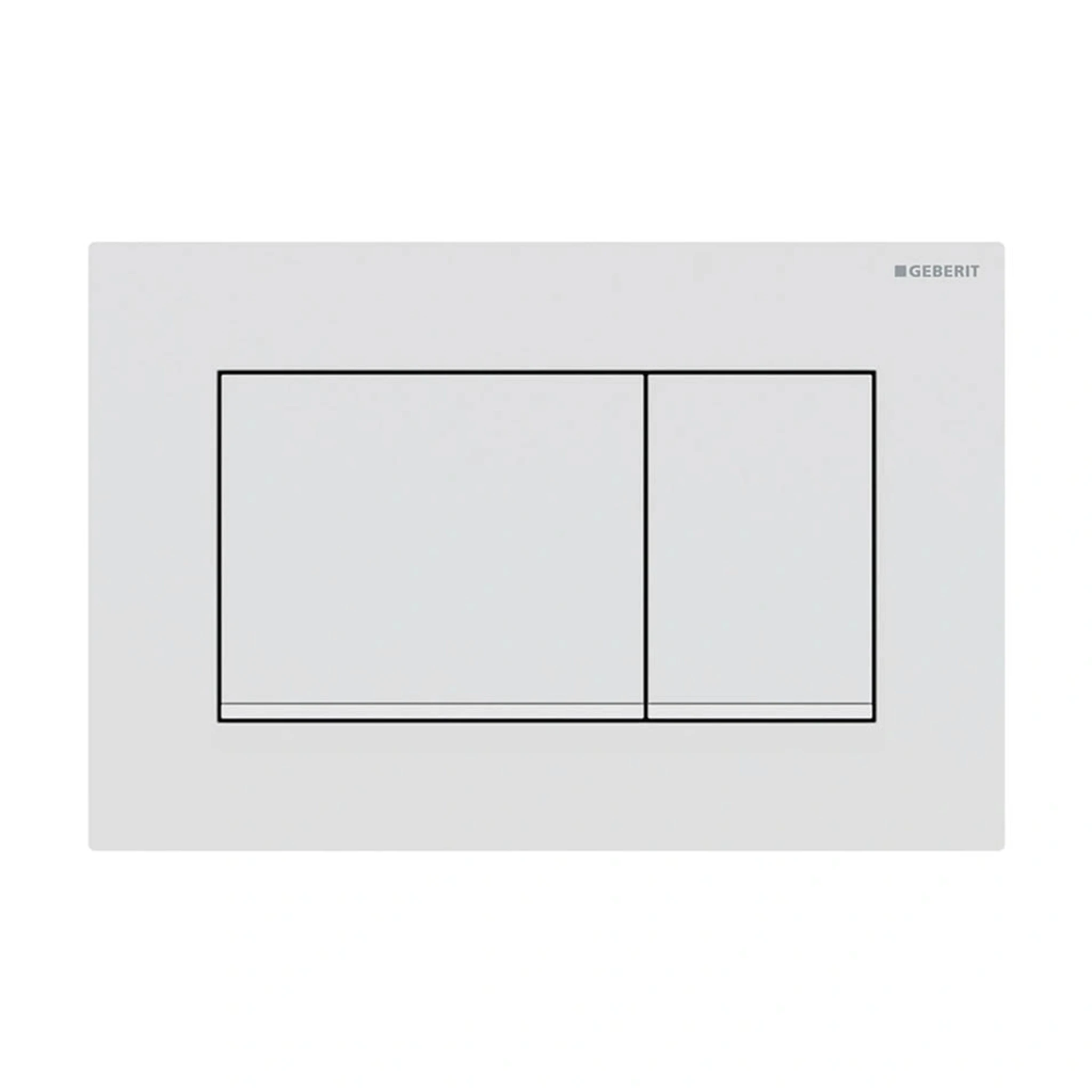 Geberit 115.883.01.1 Sigma 30 D/f/p Wh/matt Wh/wh