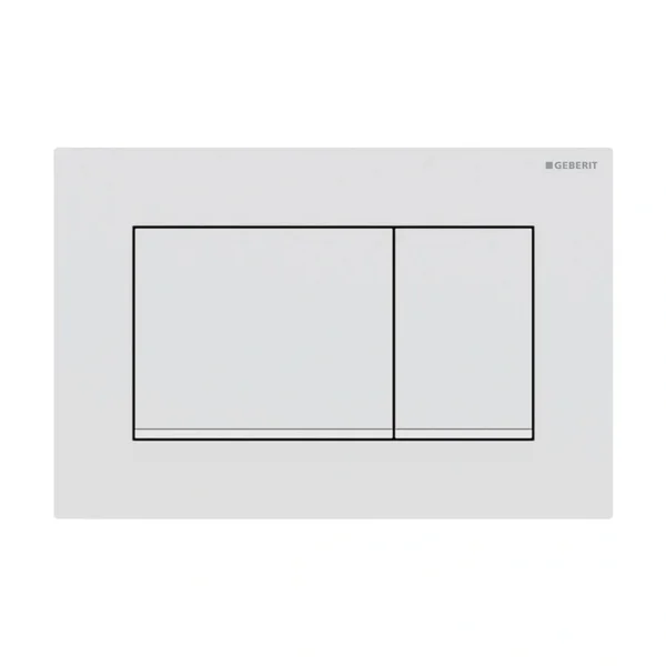 Geberit 115.883.01.1 Sigma 30 D/f/p Wh/matt Wh/wh
