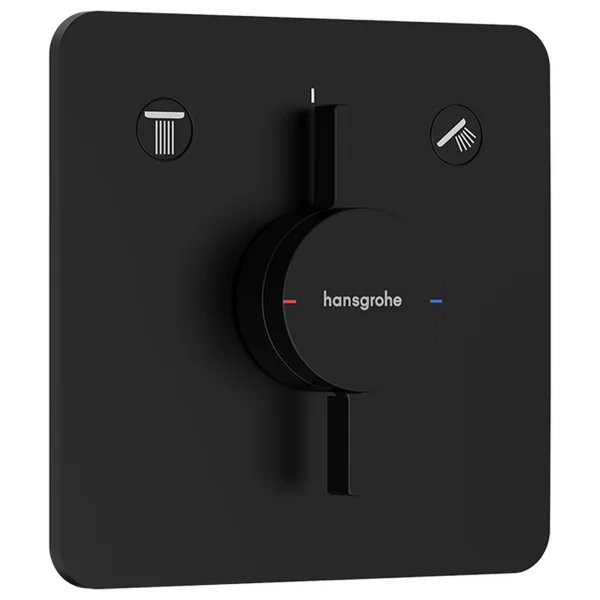 Hansgrohe Duoturn Q Mixer For Concealed Installation For 2 Functions Matt Black
