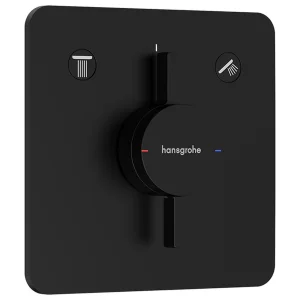 Hansgrohe Duoturn Q Mixer For Concealed Installation For 2 Functions Matt Black