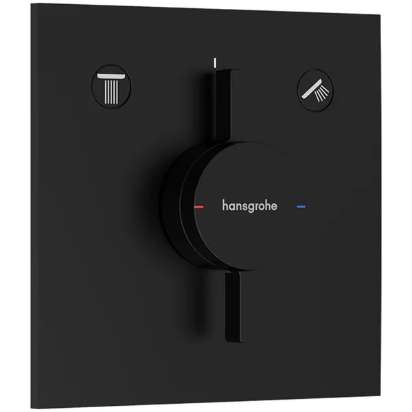 Hansgrohe Duoturn E Mixer For Concealed Installation For 2 Functions Matt Black