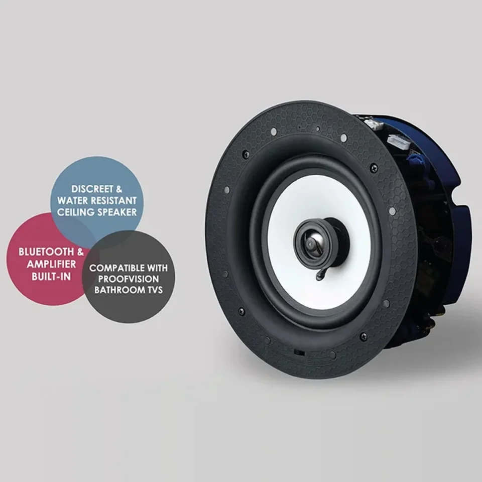 Lithe Audio Ip44 Bluetooth Ceiling Speaker - Single (03210) detail view - Image 2
