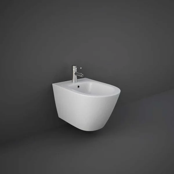 Rak Feeling Wall Hung Bidet In Matt White