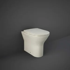 Rak Feeling Rimless Back To Wall Pan In Matt Greige