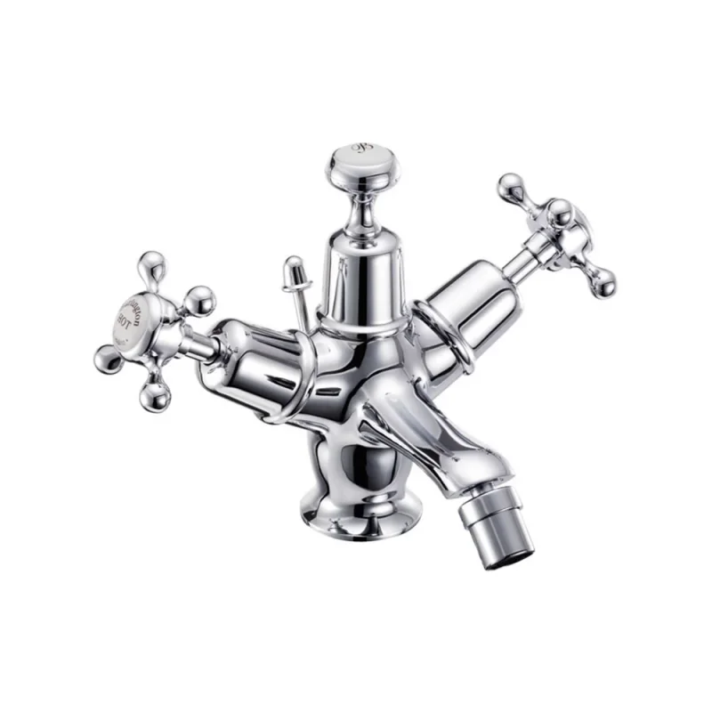 Burlington Qt Claremont 1h Bidet Mixer Chrome detail view - Image 2