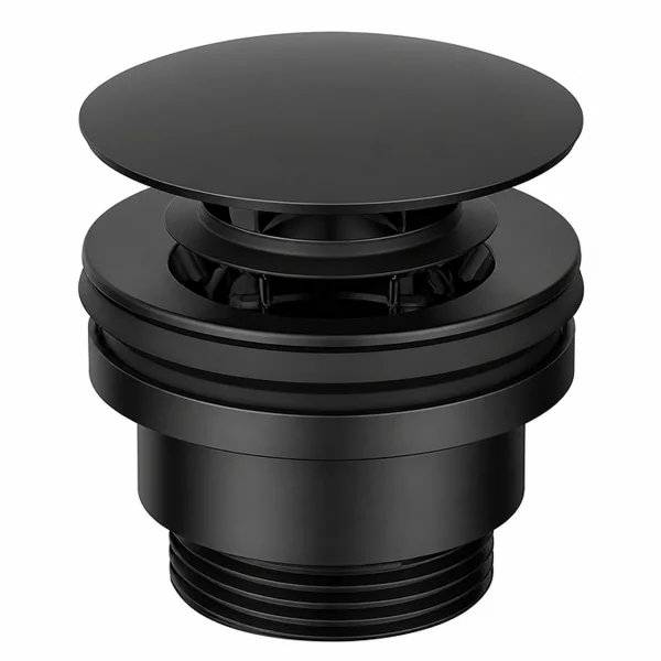 Burlington Universal Click Clack Basin Waste Matt Black