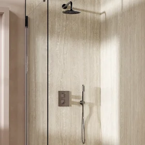 Crosswater Crossbox Shower Set 3 Chrome 200mm