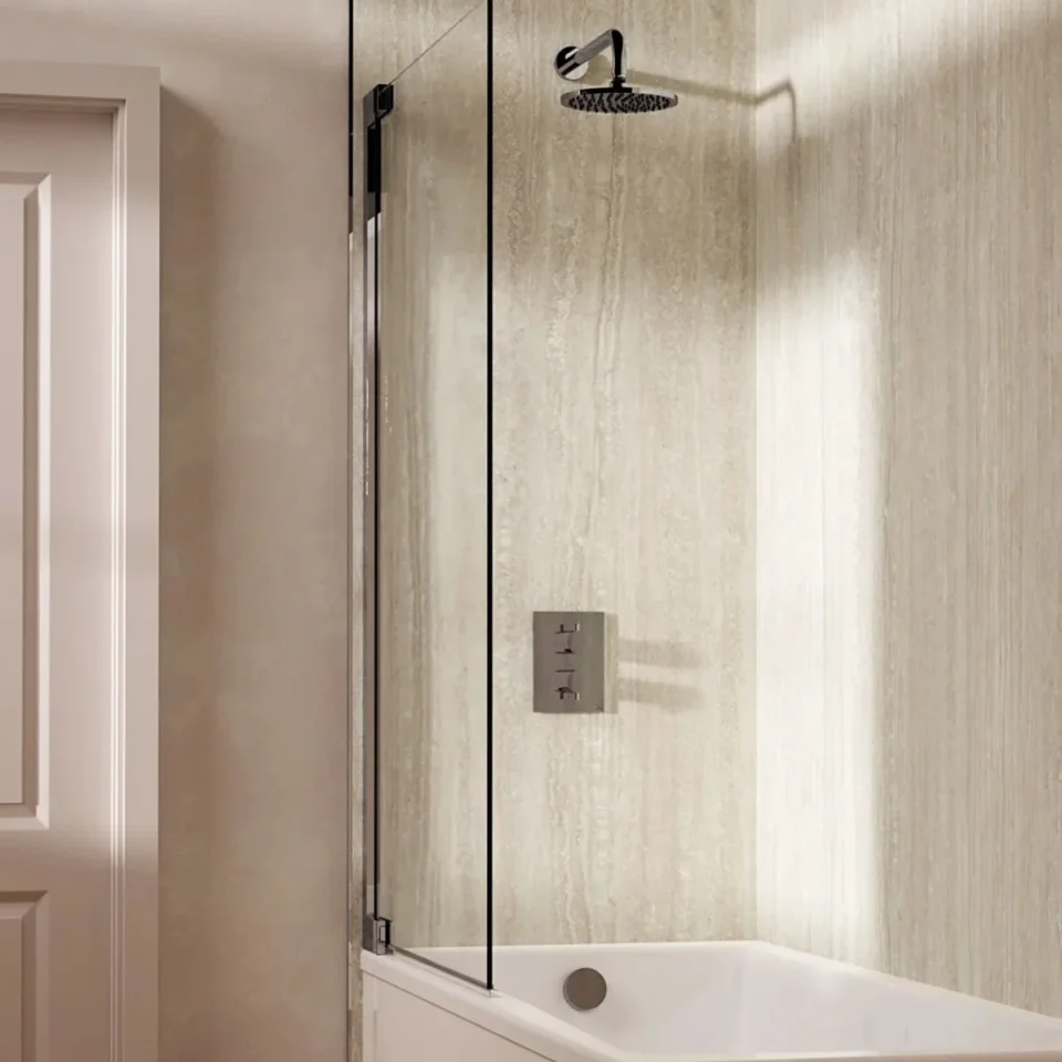 Crosswater Crossbox Shower Set 7 Chrome 200mm product image - Image 1
