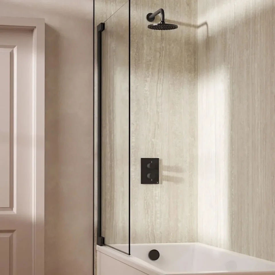 Crosswater Crossbox Shower Set 7 Slate 200mm product image - Image 1
