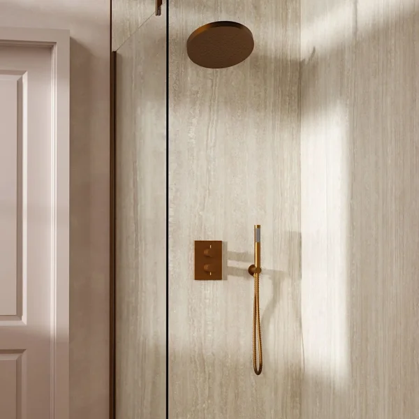 Crosswater Crossbox Shower Set 8 Brushed Bronze