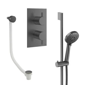 Crosswater Design Shower Set 6 Slate