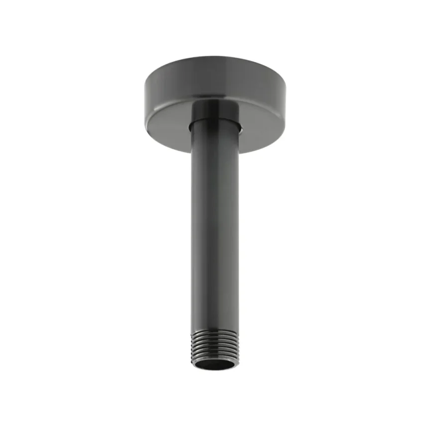 Vado Individual Fixed Head Ceiling Mounting Arm 100mm (4'') Brushed Black product image - Image 1