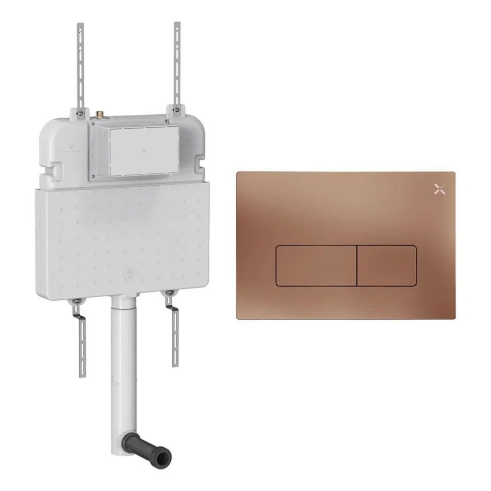 Crosswater Mpro Cistern Set 2 Brushed Bronzze product image - Image 1