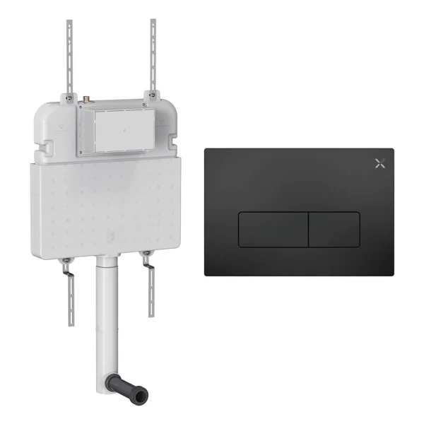 Crosswater Mpro Cistern Set 2 Matt Black