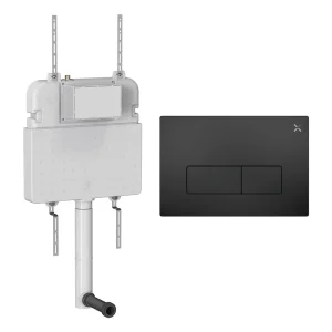 Crosswater Mpro Cistern Set 2 Matt Black