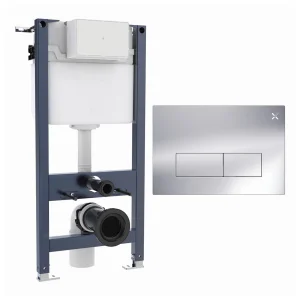 Crosswater Mpro Stainless Steel Frame Set 2 Chrome