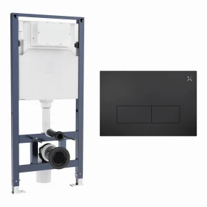 Crosswater Mpro Stainless Steel Frame Set 3 Matt Black