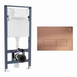 Crosswater Mpro Stainless Steel Frame Set 3 Brushed Bronze