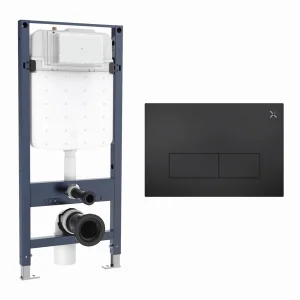 Crosswater Mpro Stainless Steel Frame Set 4 Matt Black