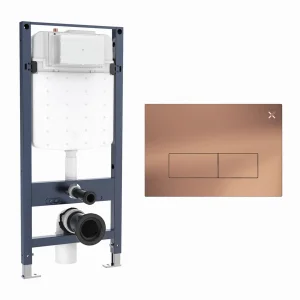 Crosswater Mpro Stainless Steel Frame Set 4 Brushed Bronze