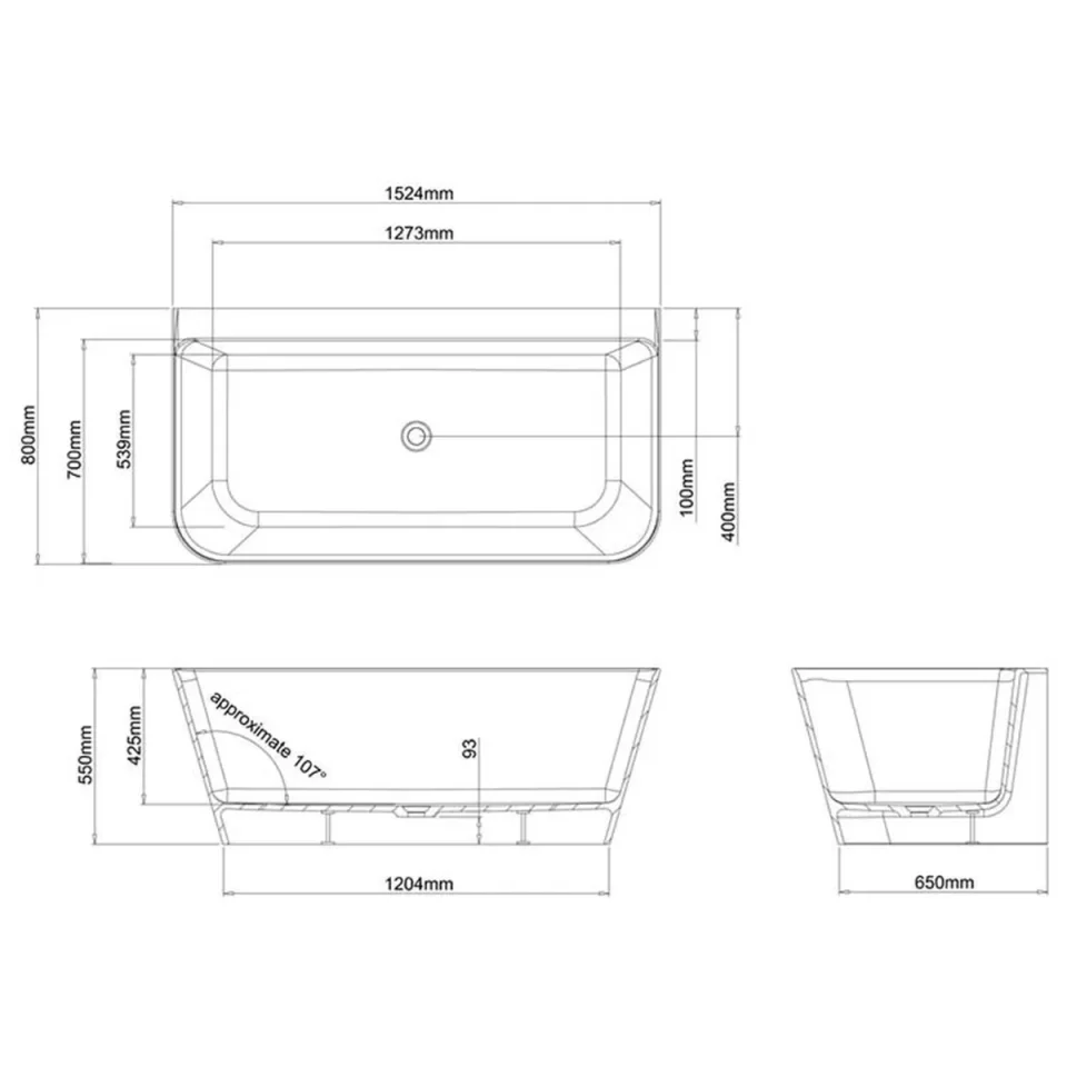 Britton Patinato Petite Bath detail view - Image 3